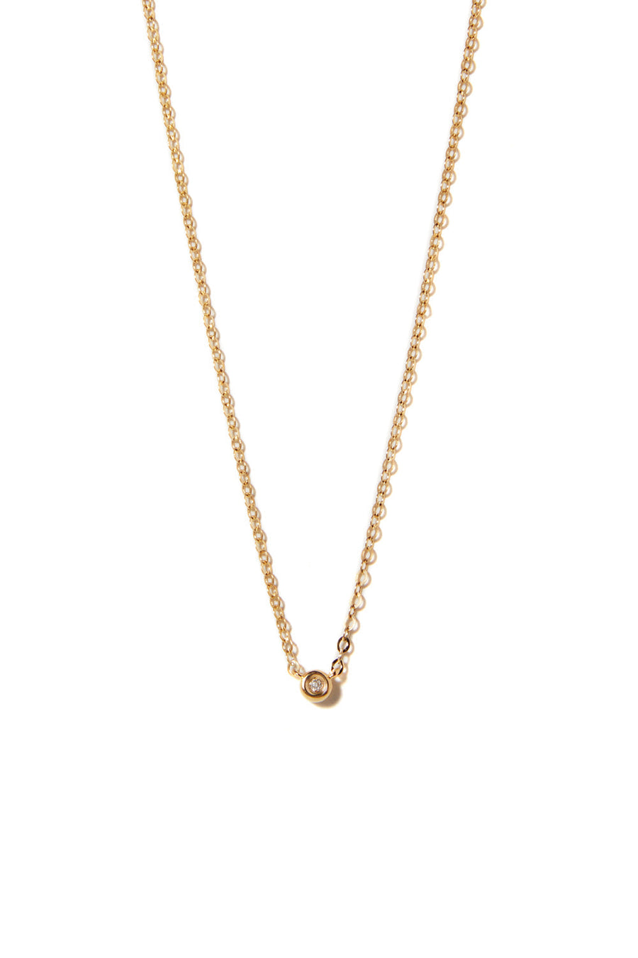 18K GOLD DIA PERFECTION NECKLACE SMALL