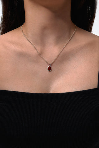 MOTHER'S RED JASPER NECKLACE