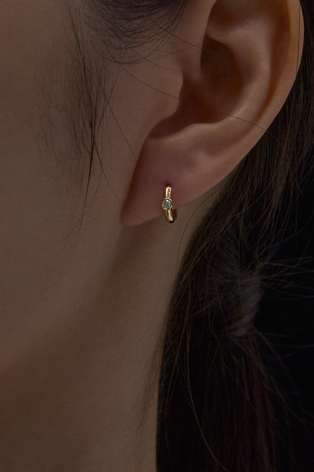 ルネサンス ホワイトダイヤモンド オーブ フープ ピチット プラス