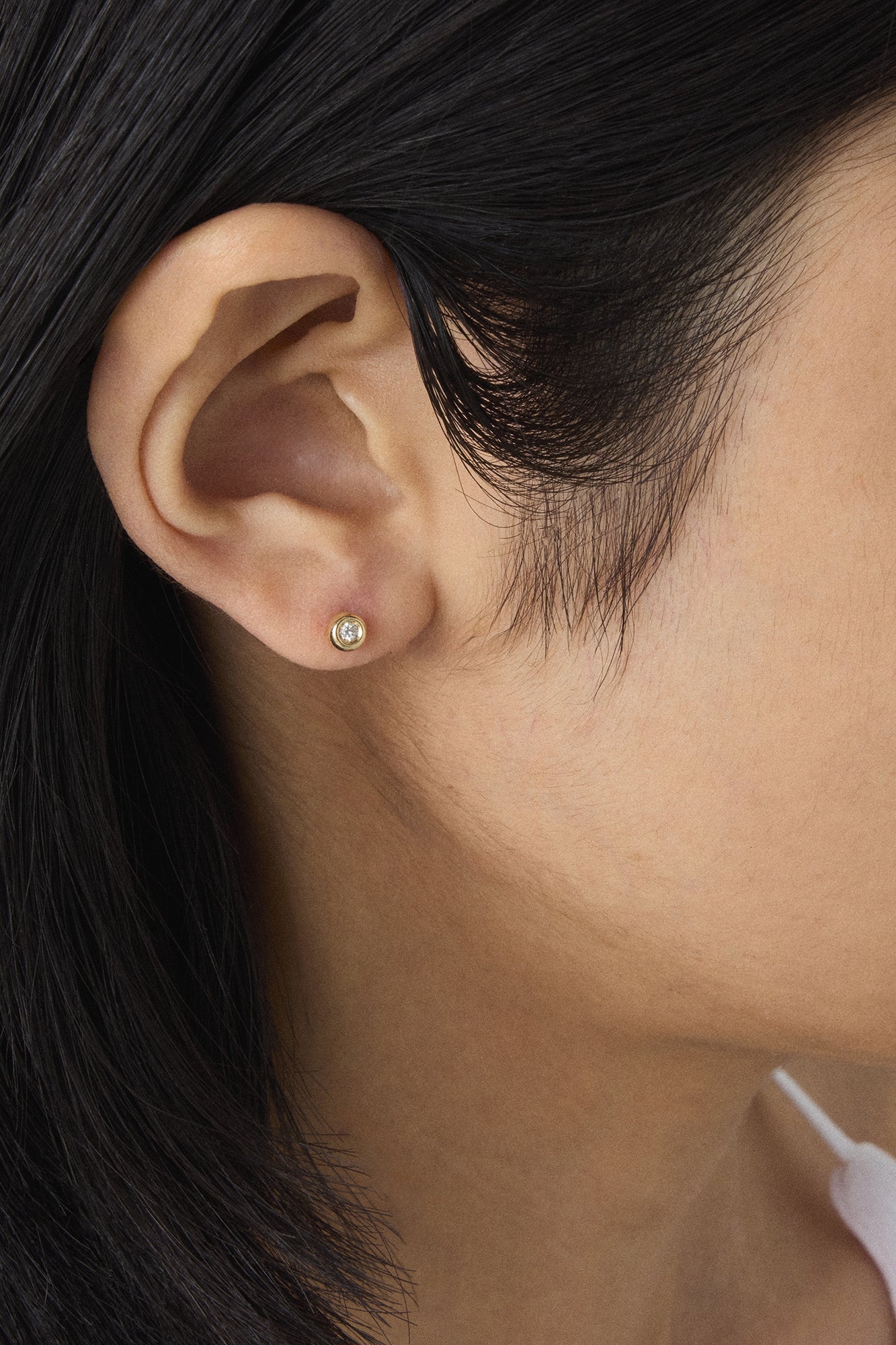 10K GOLD DIA PERFECTION STUDS LARGE