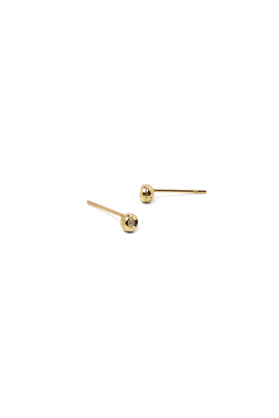 10K GOLD DIA PERFECTION STUDS SMALL