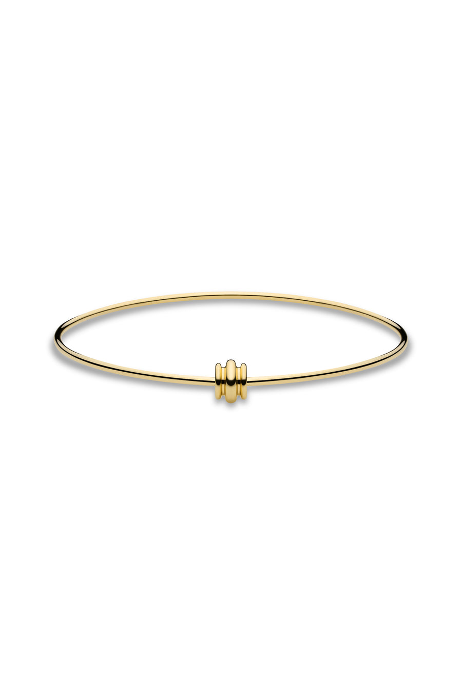 10K GOLD POTTERY VESSEL BANGLE