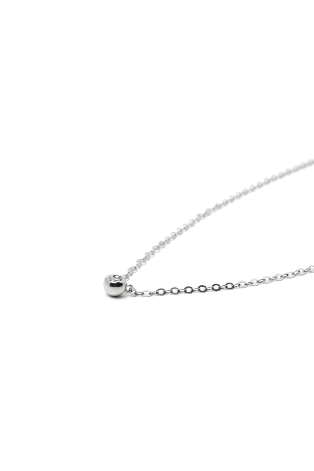 18K WHITE GOLD DIA PERFECTION NECKLACE SMALL