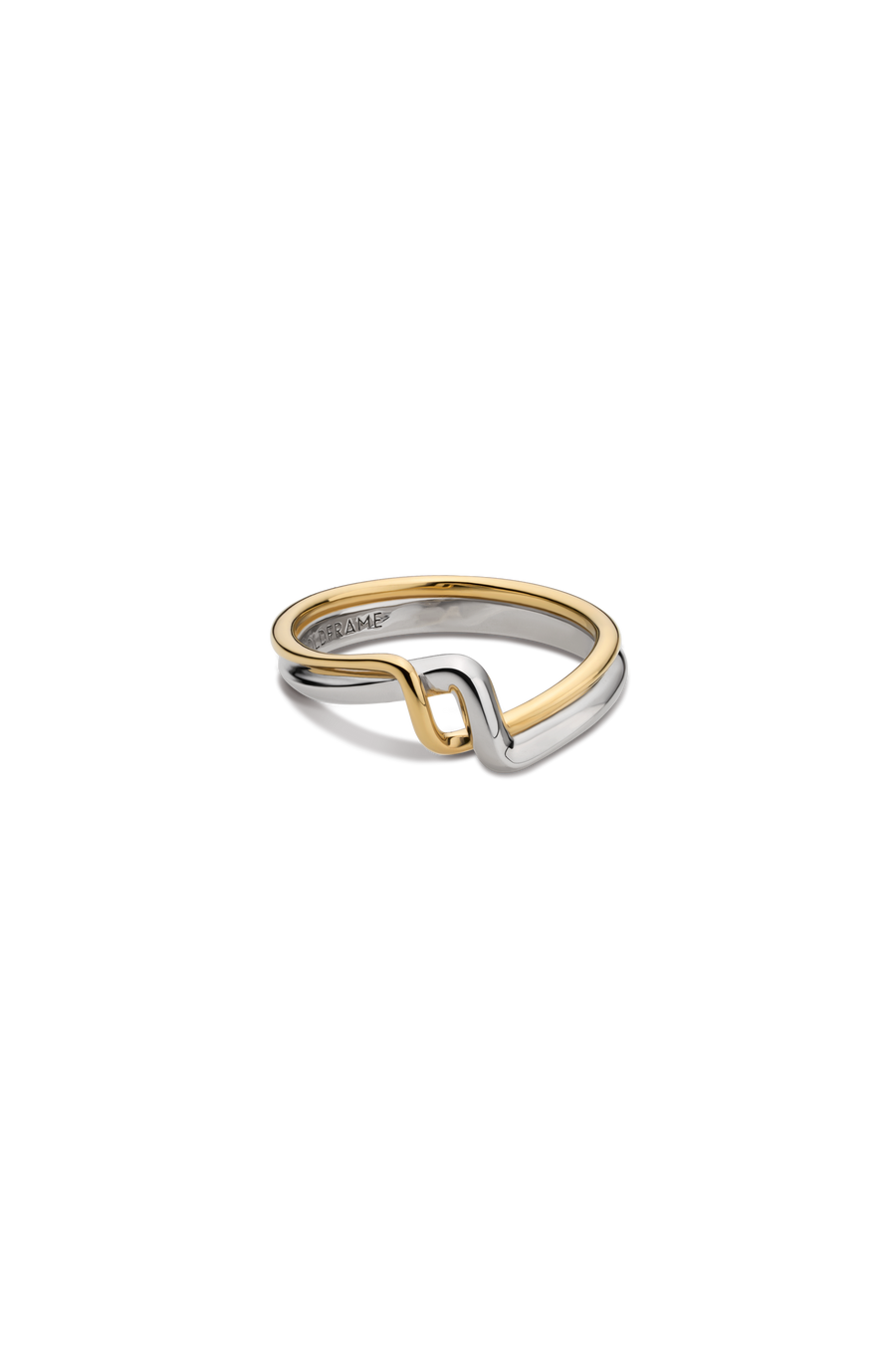 18K TRESSE BICOLOR RING