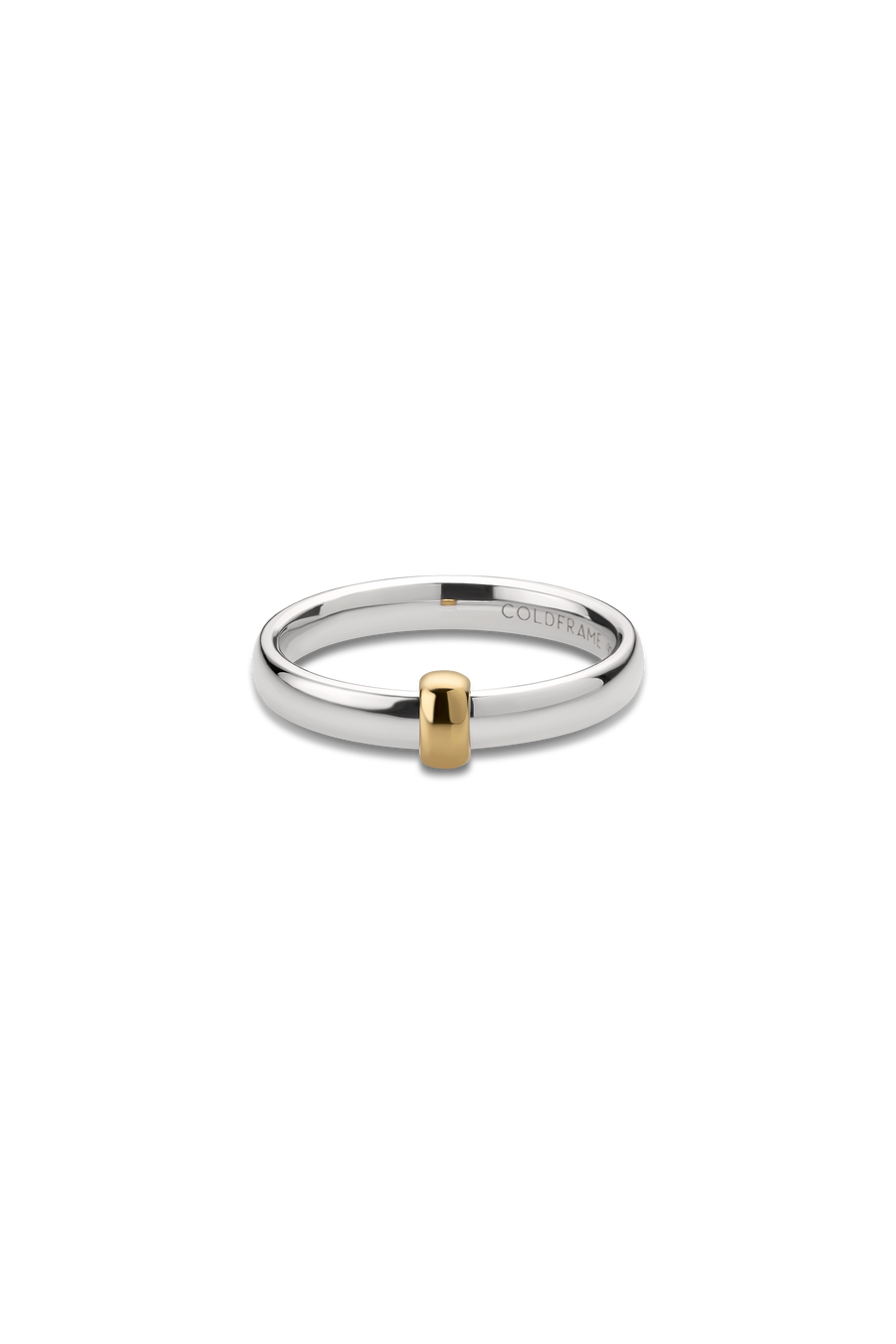 ORBIT SILVER & 10K GOLD RING