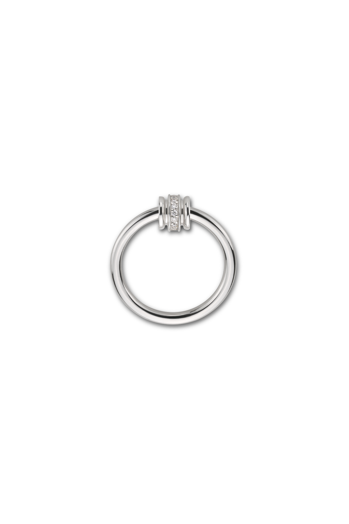 POTTERY VESSEL PAVE RING