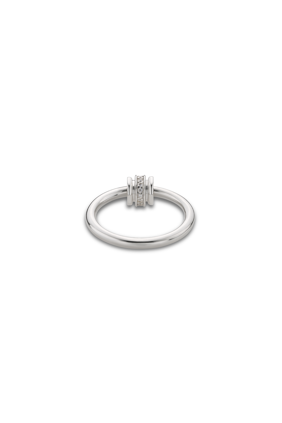 POTTERY VESSEL PAVE RING