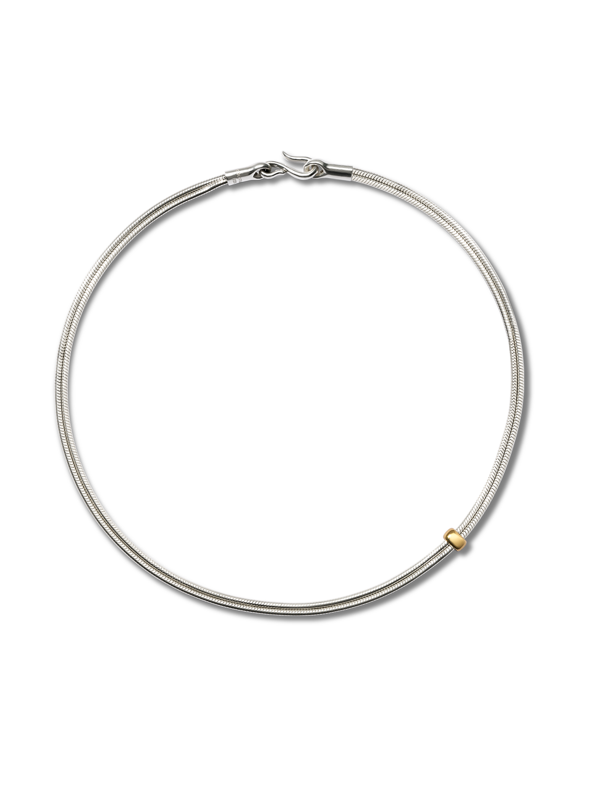 ORBIT DUAL SLEEK COLLAR NECKLACE
