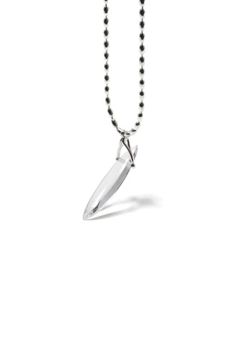 BOHO OVAL QUARTZ SHELL NECKLACE