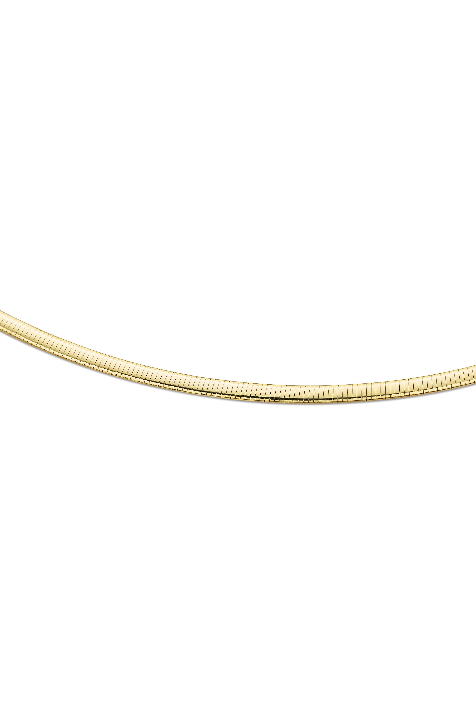 DUAL SQUARE NECKLACE 2.0MM IN GOLD & WHITE GOLD