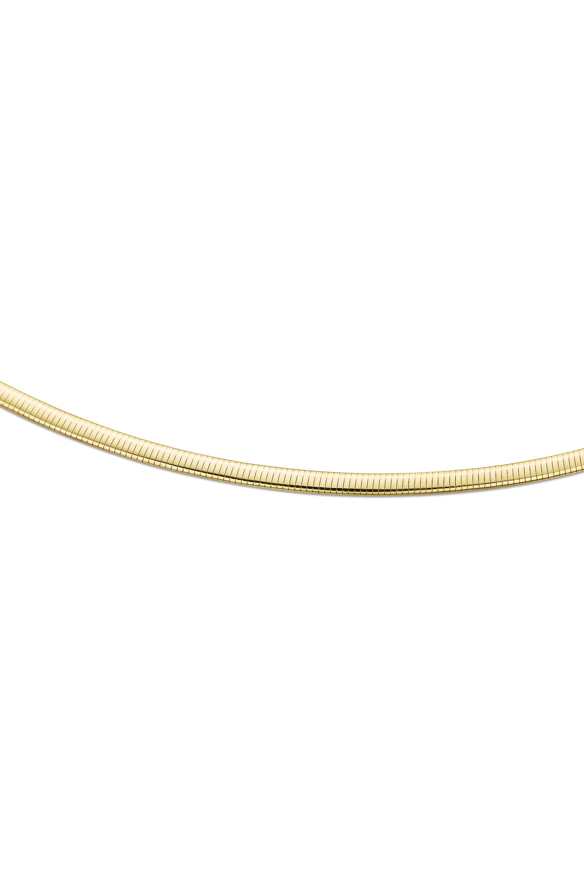 DUAL SQUARE NECKLACE 2.0MM IN GOLD & WHITE GOLD