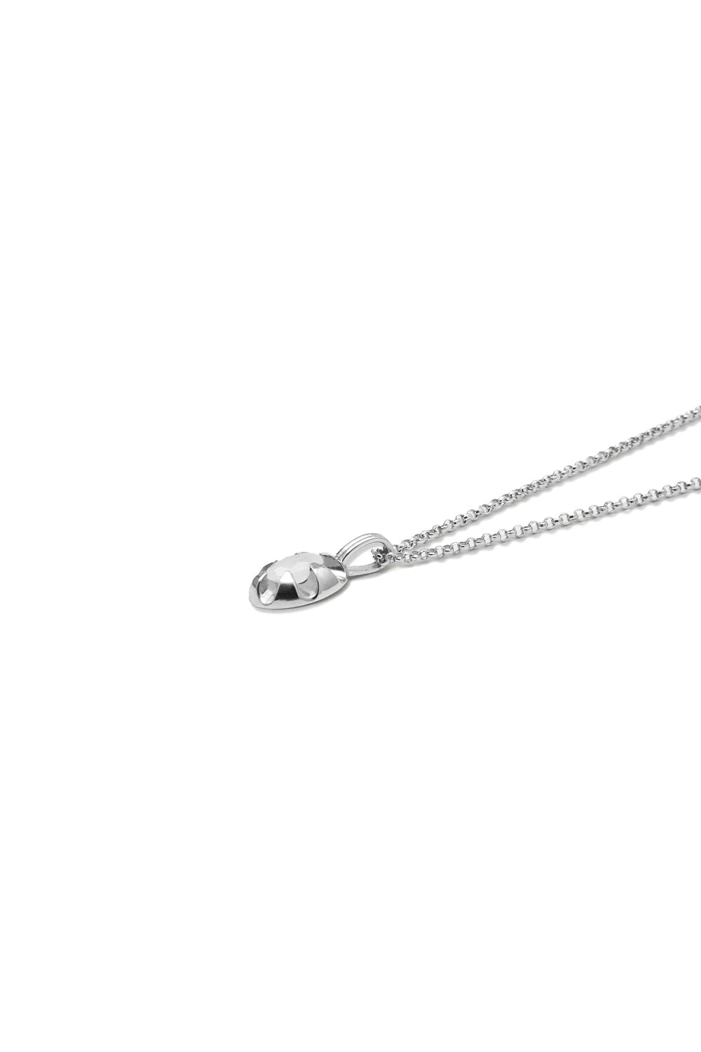 CLAW QUARTZ SILVER NECKLACE