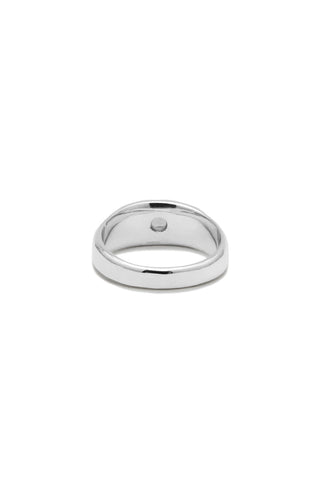 CLAW QUARTZ SILVER RING