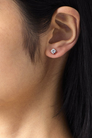 CLASSIC ROPE SILVER STUDS
