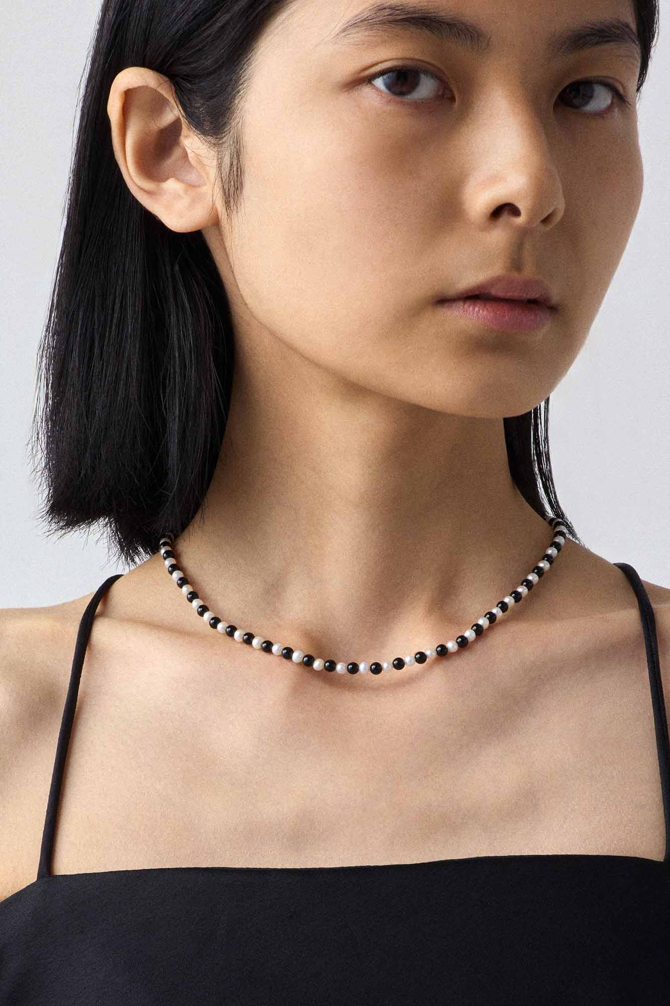 EVERYDAY PEARLS WITH BLACK ONYX