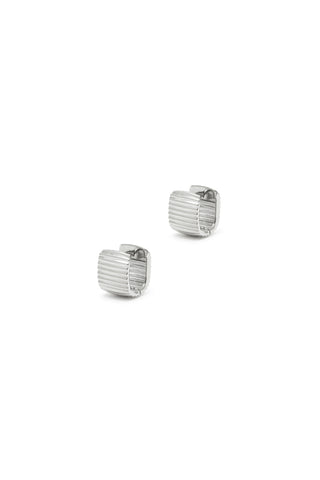 ESSENTIAL RIBBED SILHOUETTE EARRINGS SMALL