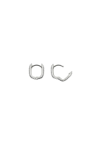 ESSENTIAL RIBBED SILHOUETTE EARRINGS SMALL