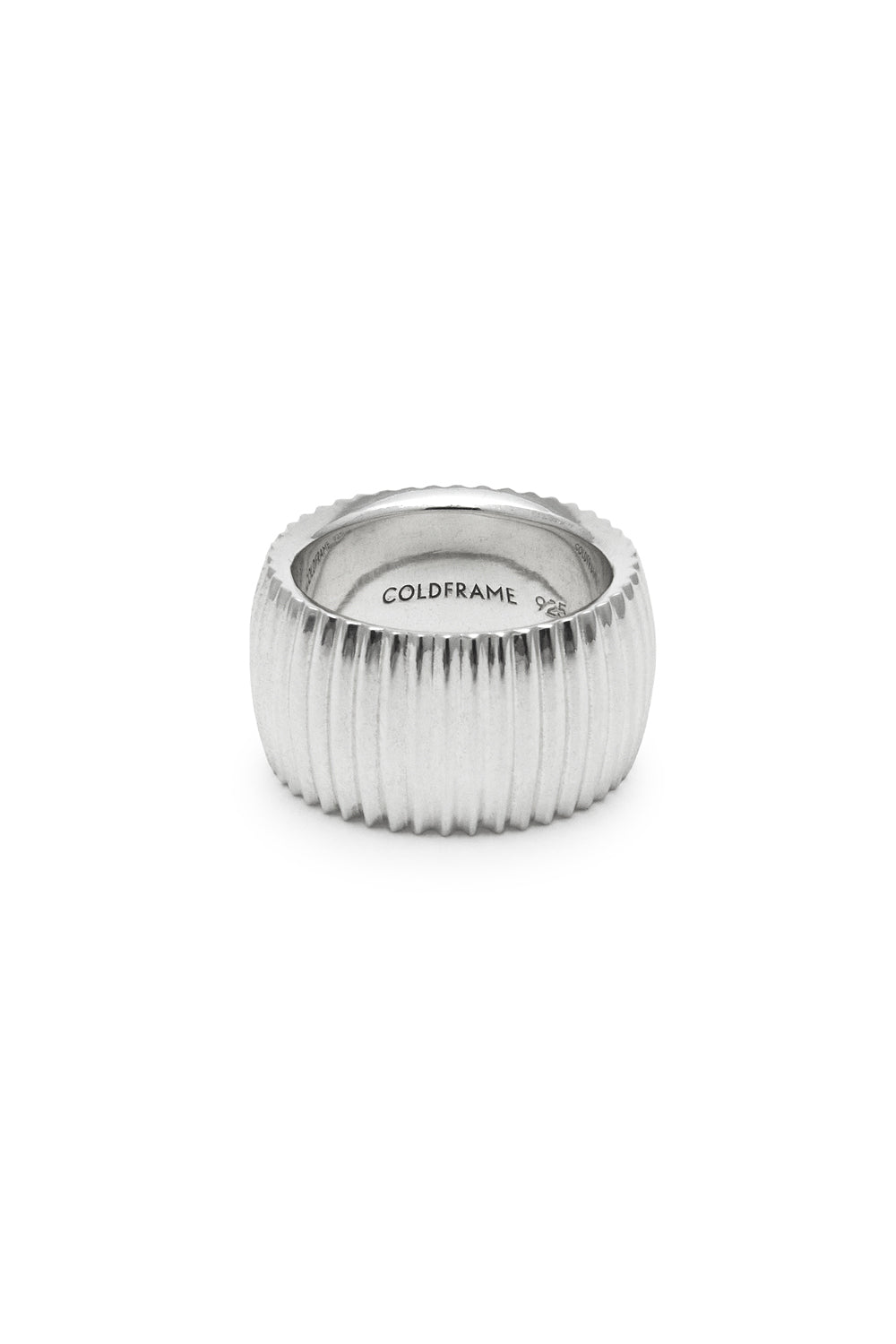 ESSENTIAL RIBBED SILHOUETTE RING LARGE