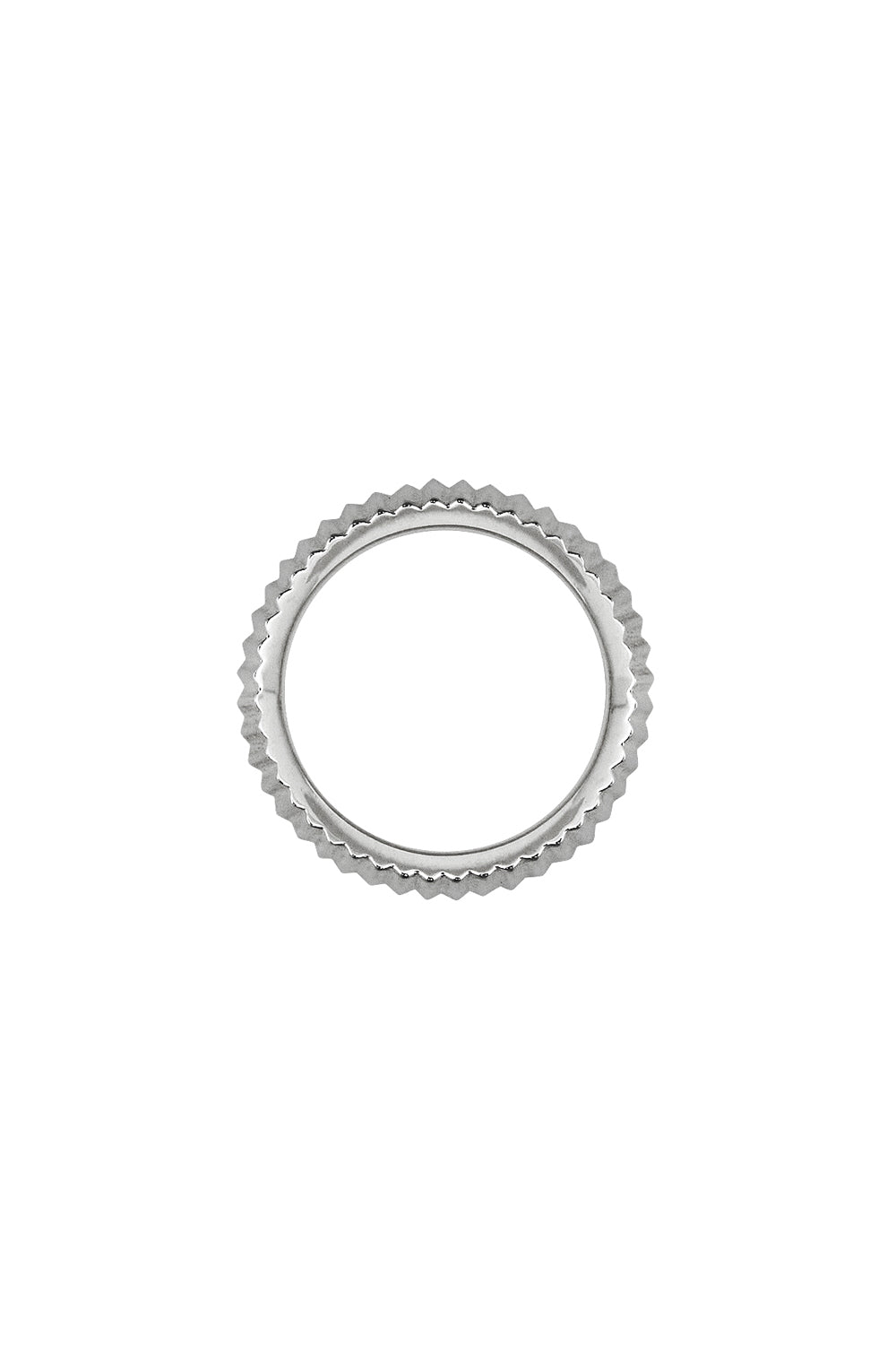 ESSENTIAL RIBBED SILHOUETTE RING LARGE