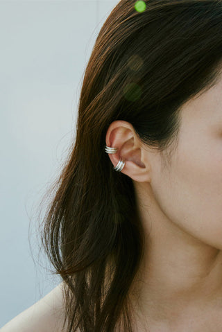 FLAT POTTERY VESSEL EAR CUFF