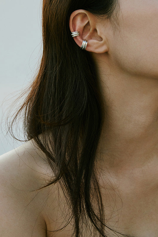 FLAT POTTERY VESSEL EAR CUFF