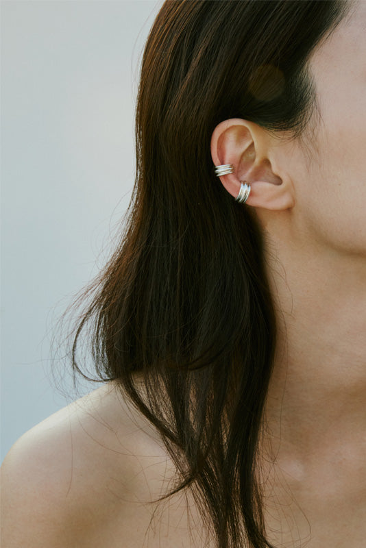 FLAT POTTERY VESSEL EAR CUFF
