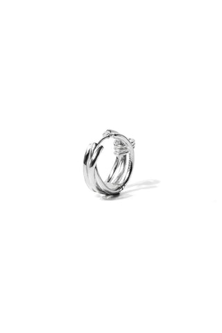 GORDIAN BOLD KNOT HOOPS