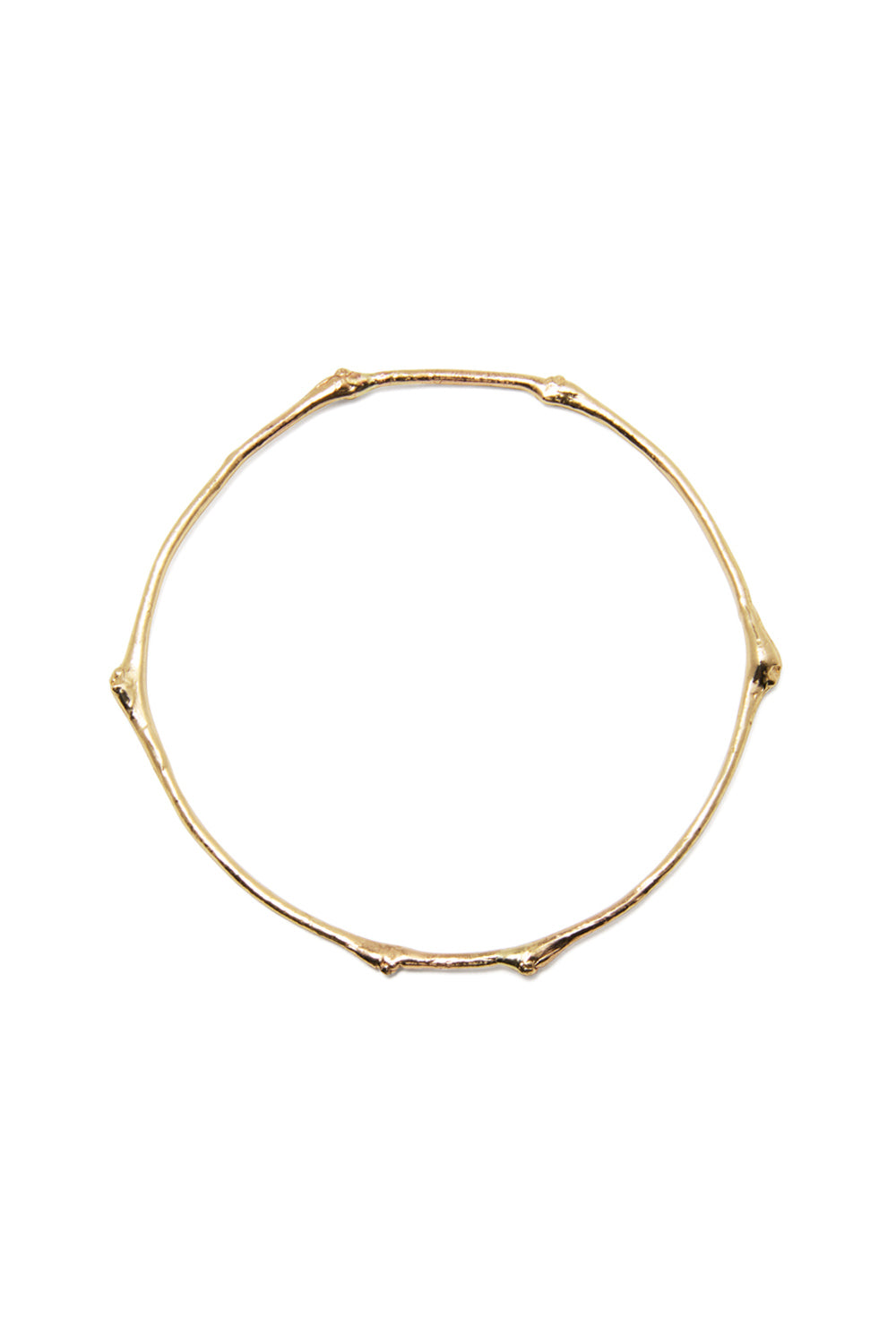 GOLD TWIG BANGLE