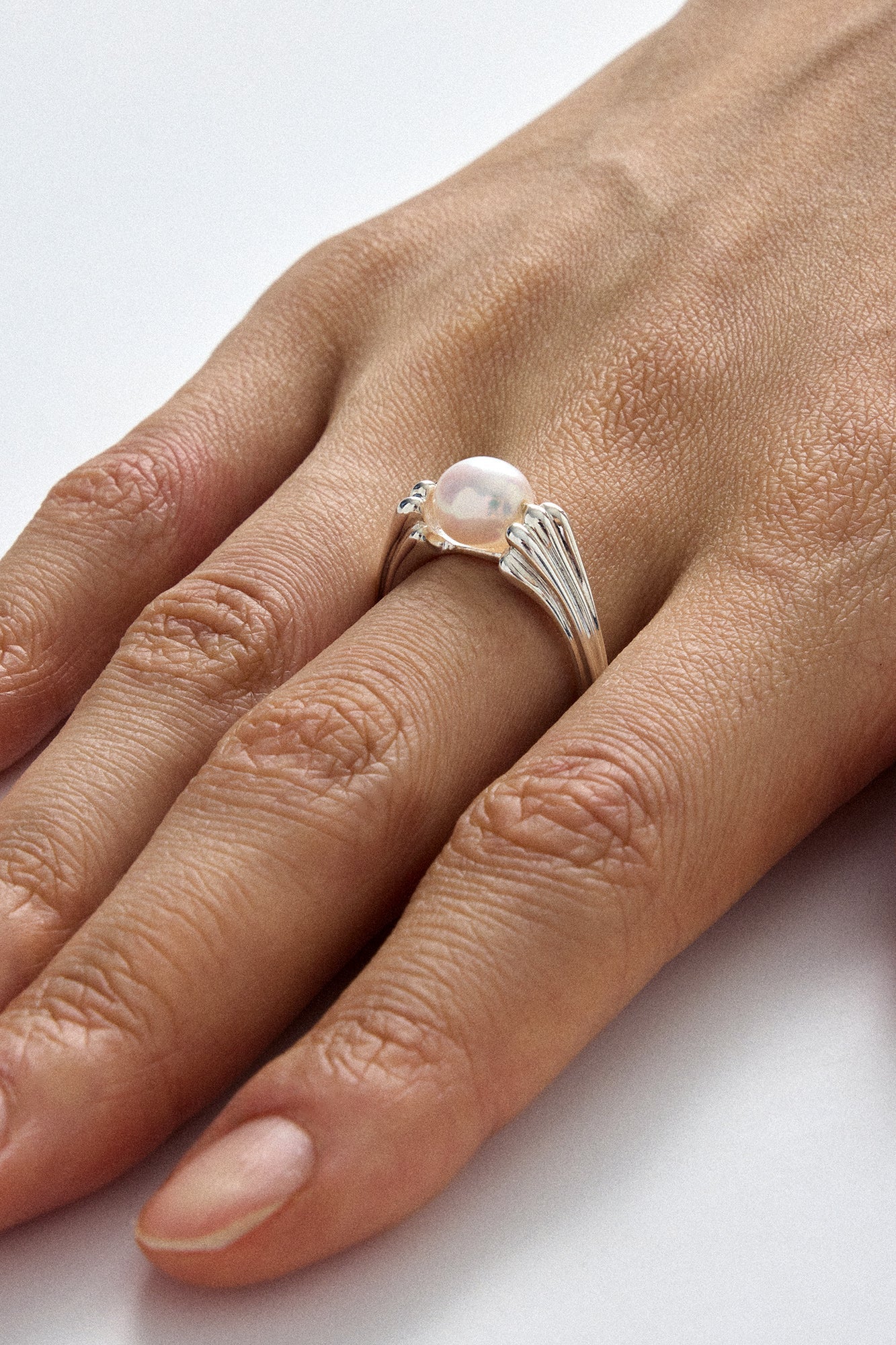 NATURA BIANCO PEARL RING