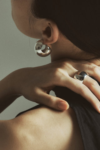 NEW LUX HUGGIE EARRINGS