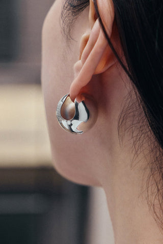 NEW LUX HUGGIE EARRINGS