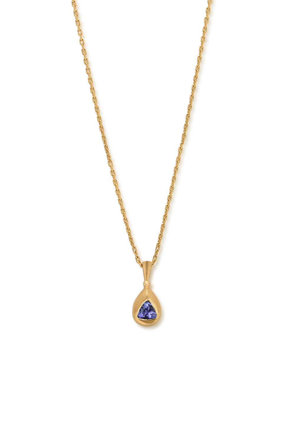 RENAISSANCE DROPLET TANZANITE PENDANT