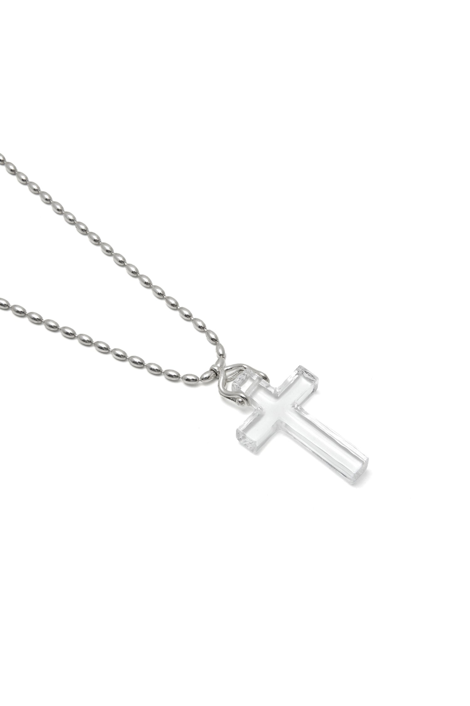 SILVER BLESSED CLEAR QUARTZ PENDANT