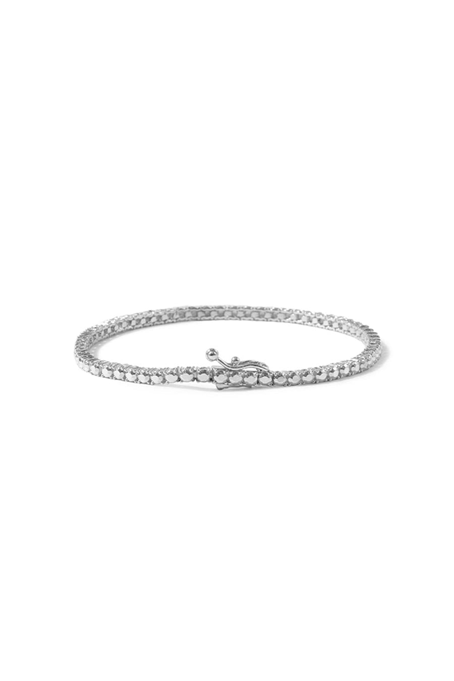 SILVER DIAMOND TENNIS BRACELET S
