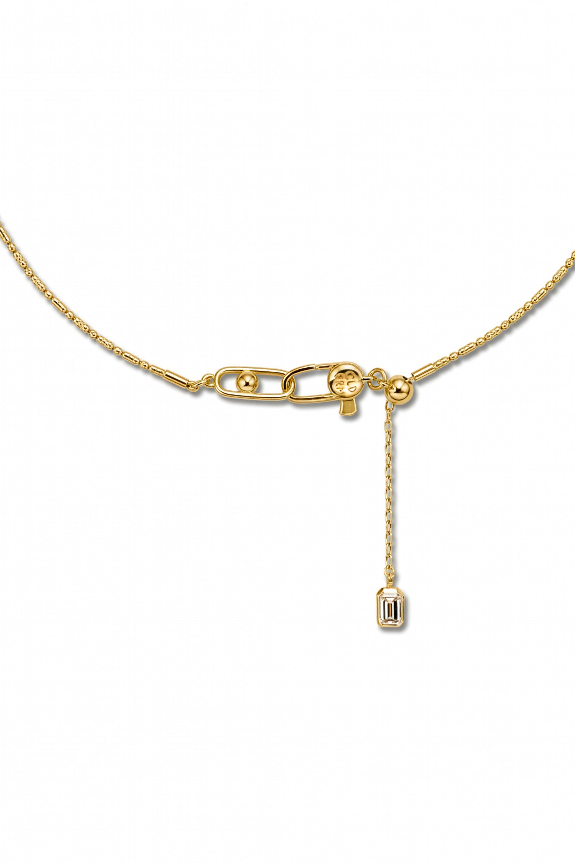 TITANIUM CORE OVAL LINK BRACELET IN GOLD