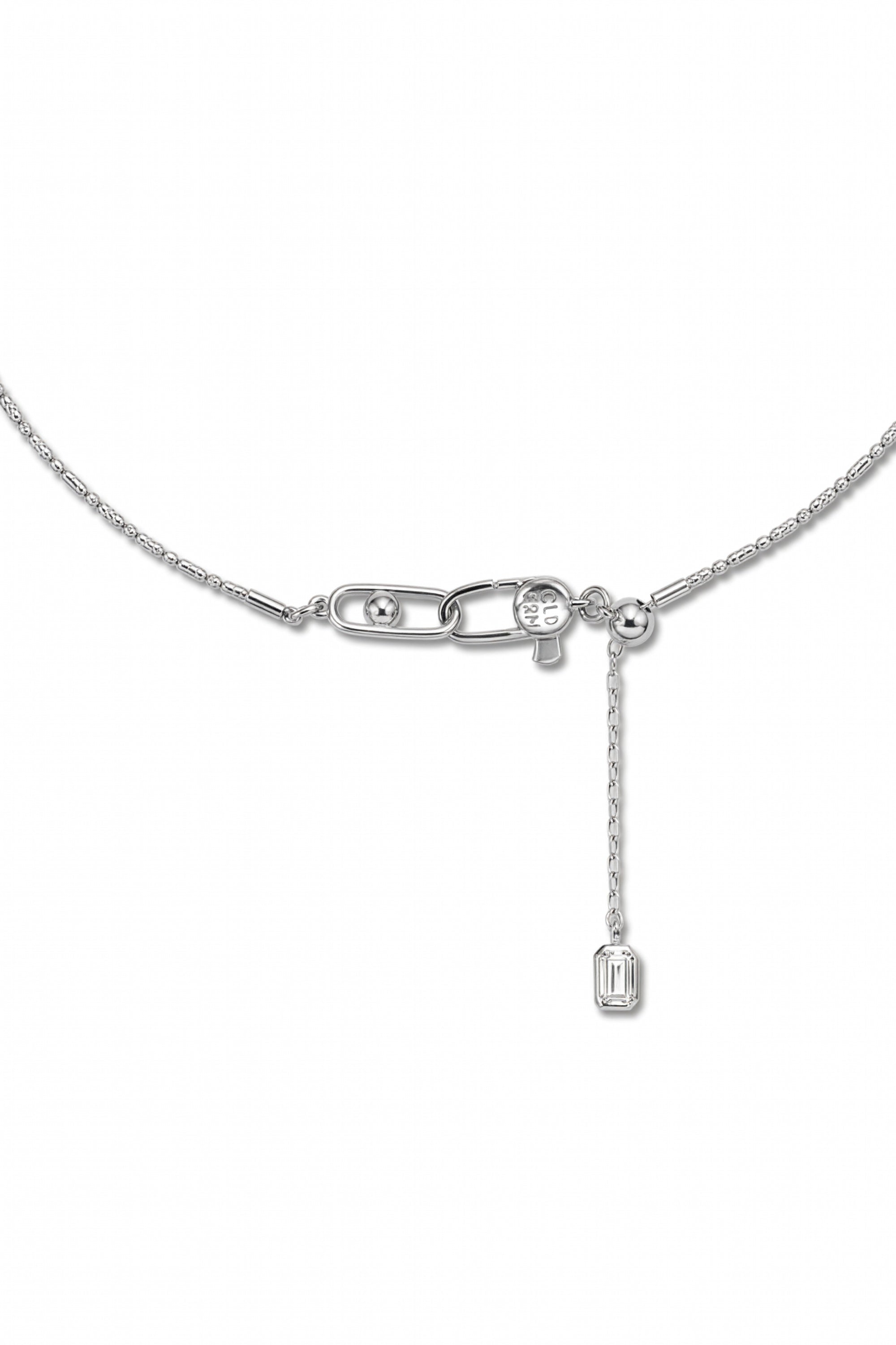 TITANIUM CORE OVAL LINK BRACELET IN WHITE GOLD