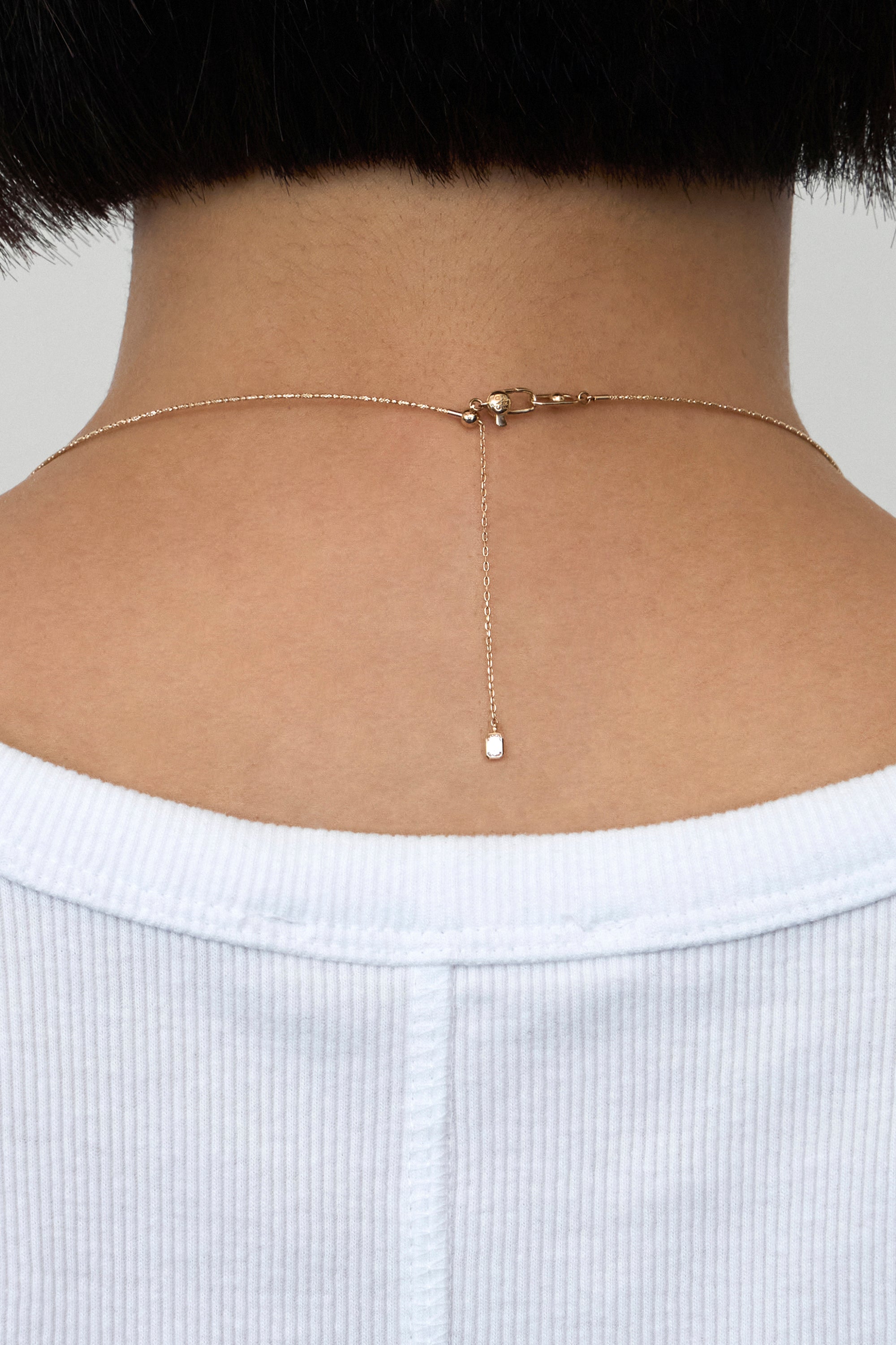 TITANIUM CORE OVAL LINK NECKLACE IN GOLD