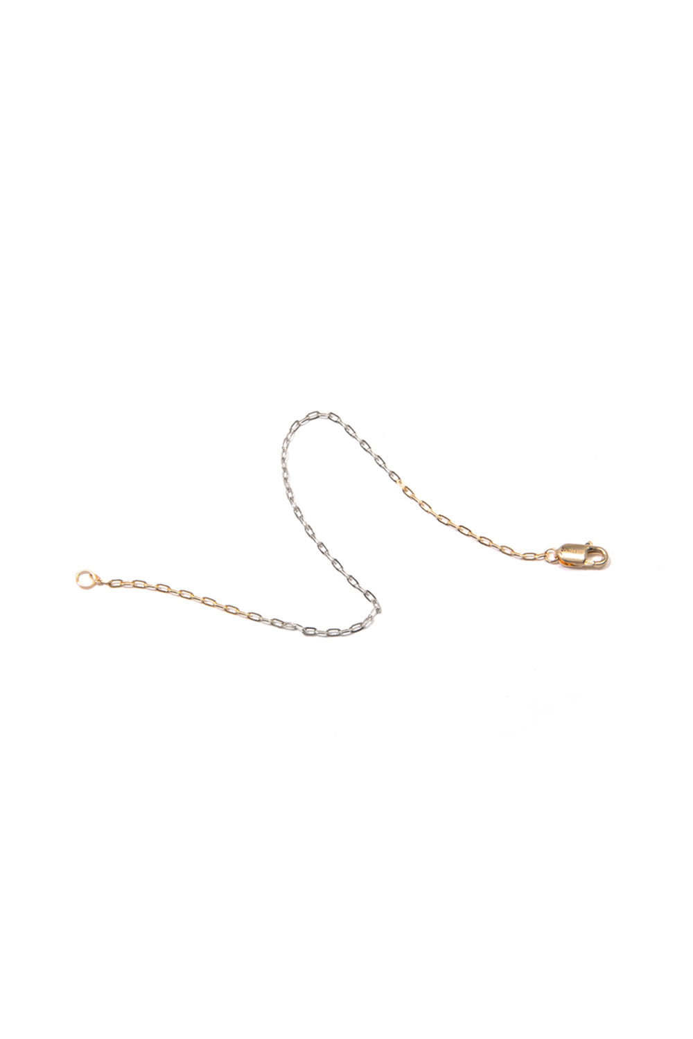 TWO TONES GOLD CHAIN BRACELET