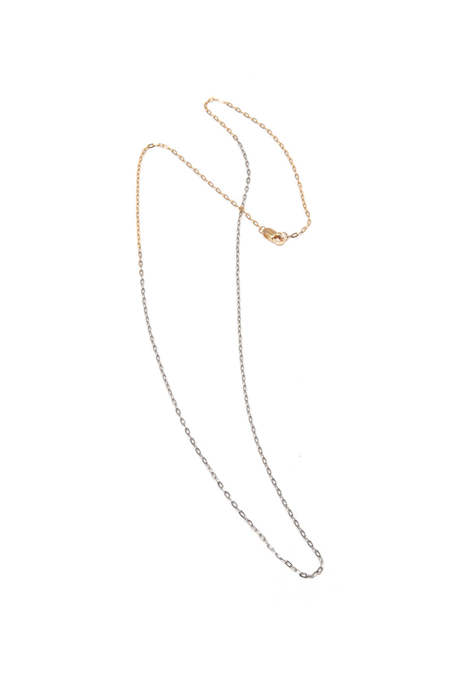 TWO TONES GOLD CHAIN NECKLACE
