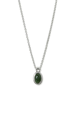 MOTHER'S GREEN NEPHRITE NECKLACE