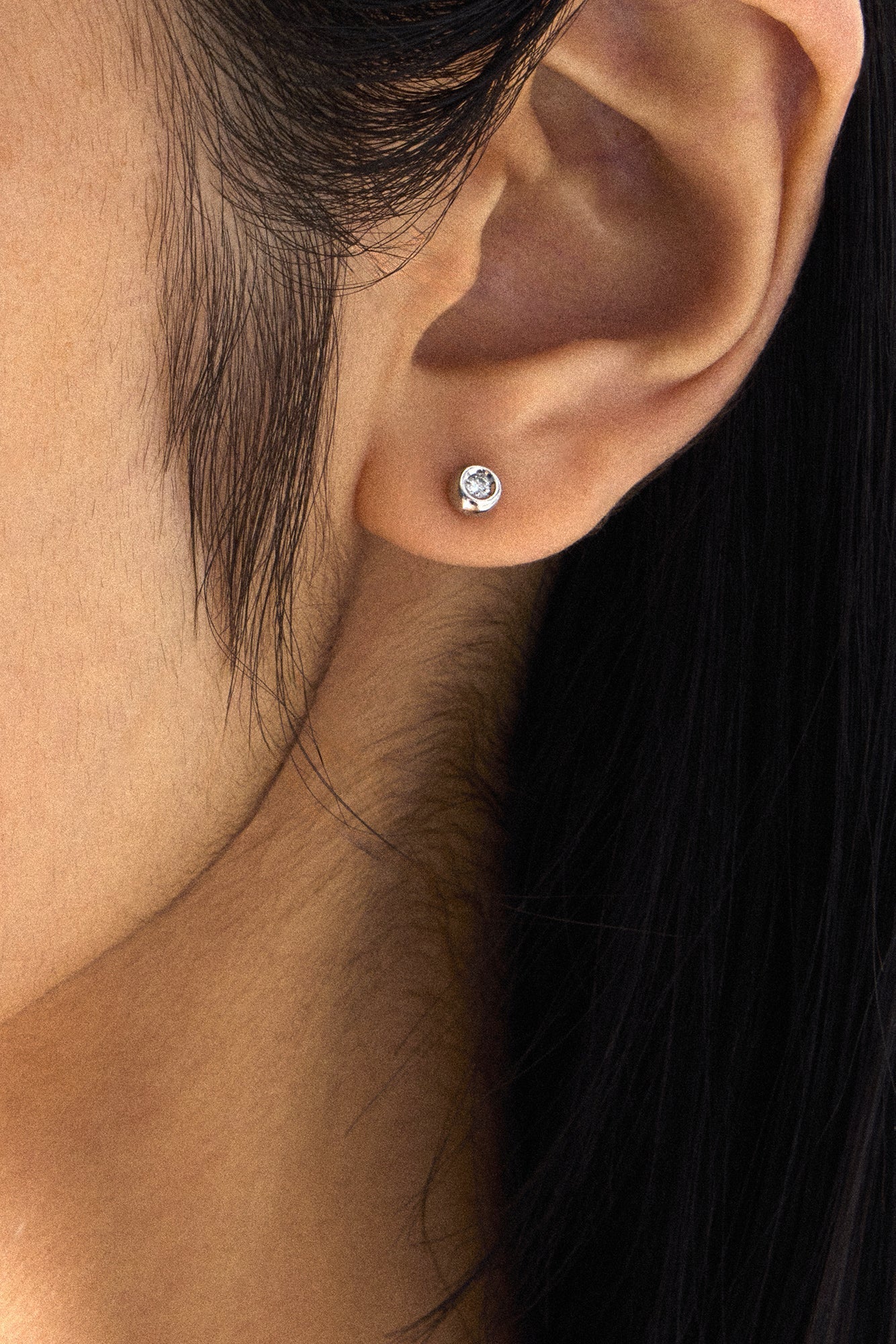 10K WHITE GOLD DIA PERFECTION STUDS  LARGE