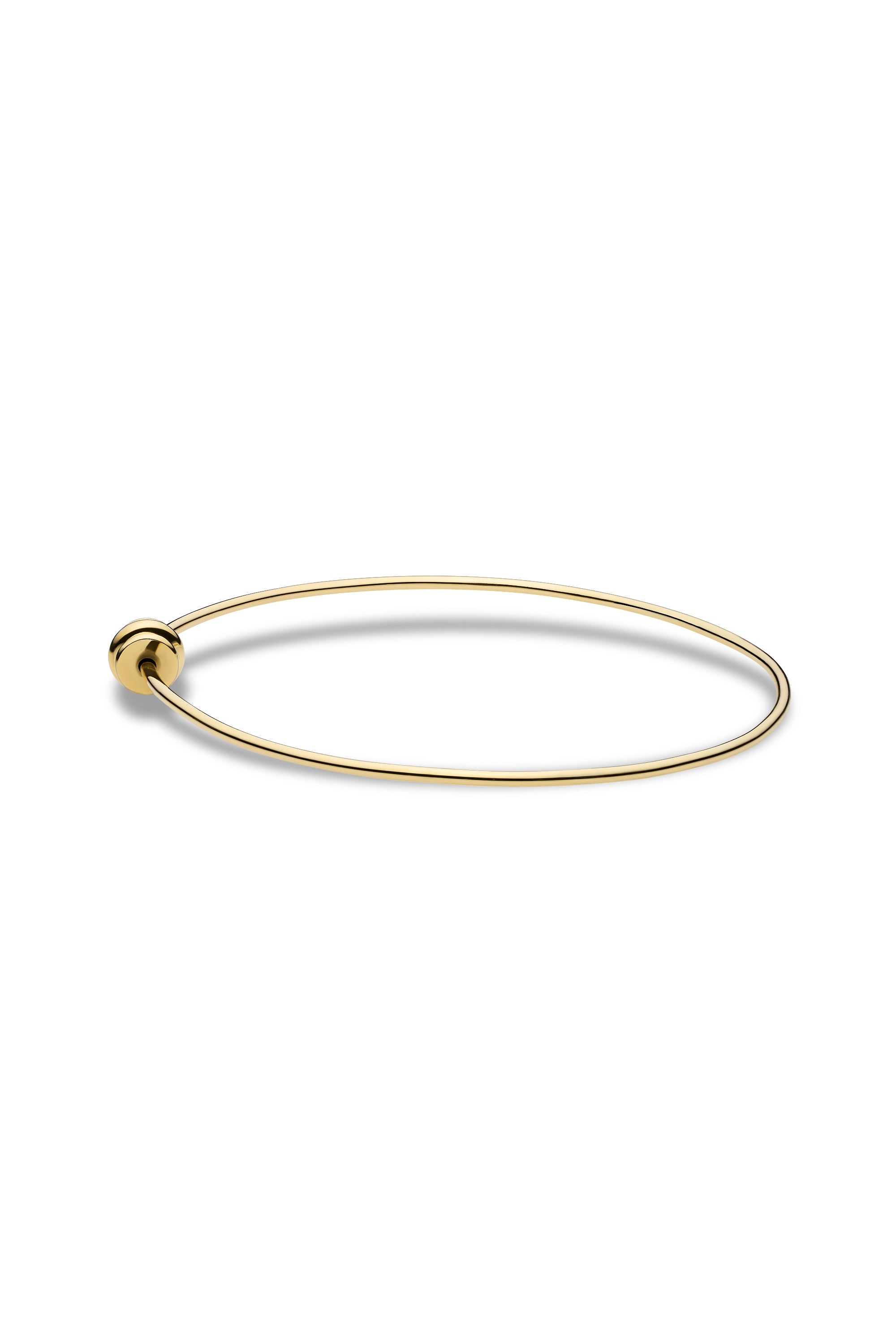 10K GOLD POTTERY VESSEL BANGLE