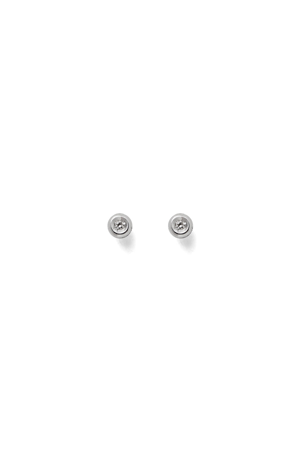 10K WHITE GOLD DIA PERFECTION STUDS  SMALL