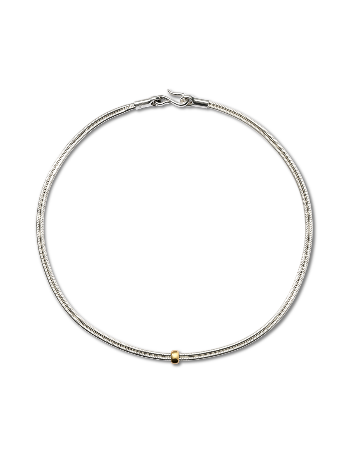 ORBIT DUAL SLEEK COLLAR NECKLACE