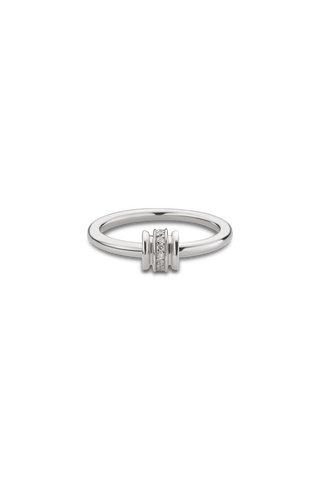 POTTERY VESSEL PAVE RING