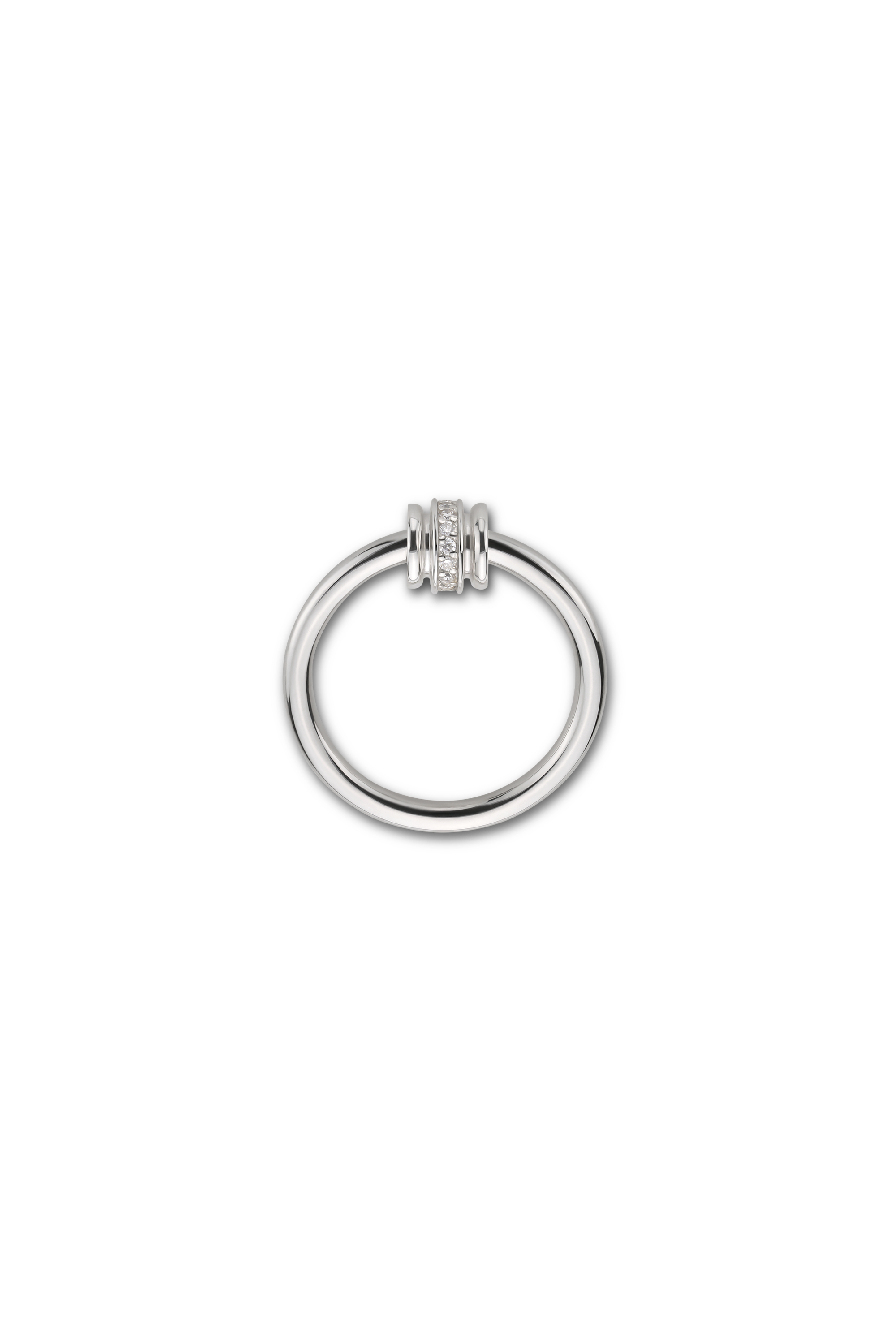 POTTERY VESSEL PAVE RING