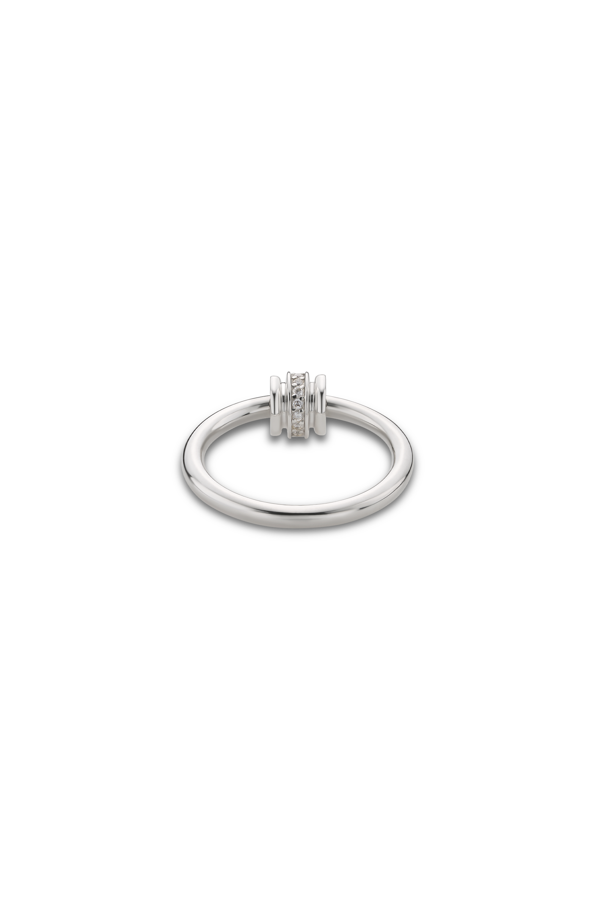 POTTERY VESSEL PAVE RING