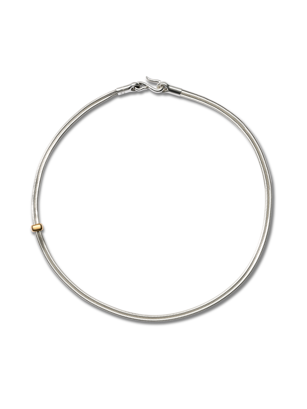 ORBIT DUAL SLEEK COLLAR NECKLACE