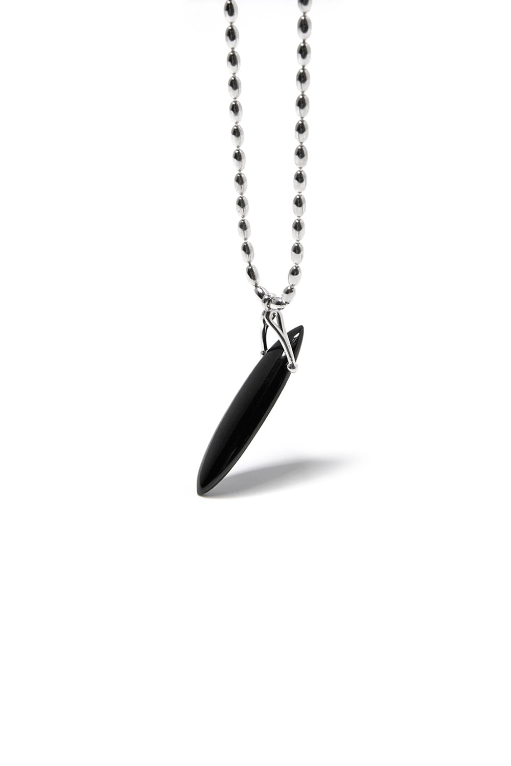 BOHO OVAL ONYX SHELL NECKLACE
