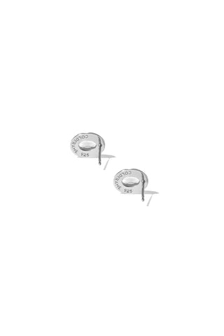 CLAW QUARTZ SILVER EARRINGS